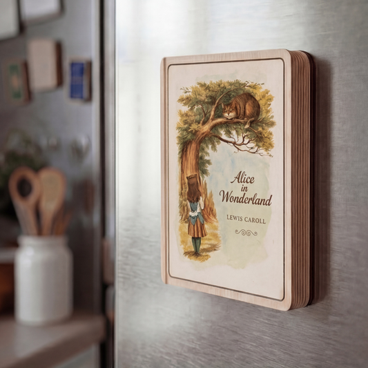 "Wonderland" Book Magnet